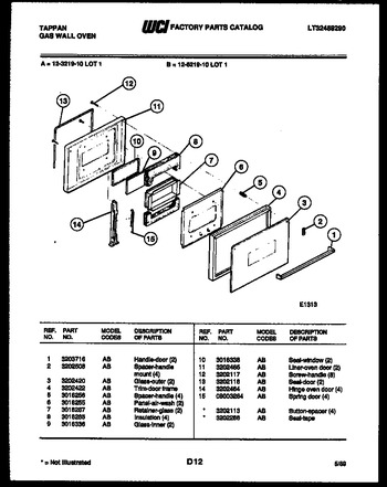 Diagram for 12-6219-00-01