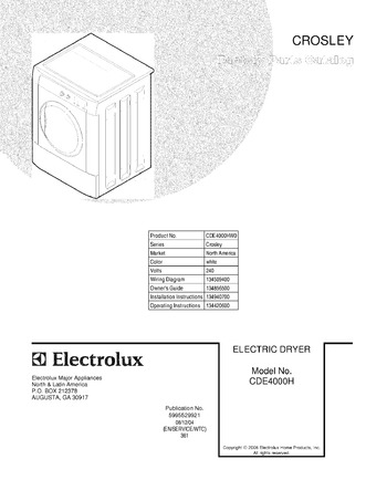 Diagram for CDE4000HW0