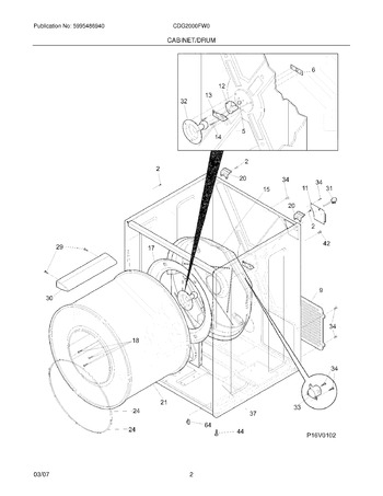 Diagram for CDG2000FW0