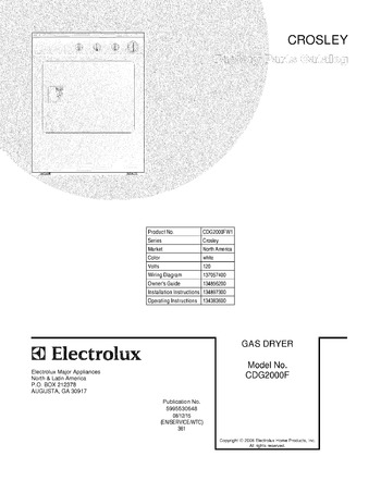 Diagram for CDG2000FW1