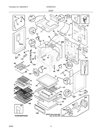 Diagram for CEW30DF6GWC