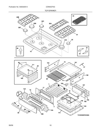 Diagram for CEW30DF6GWC