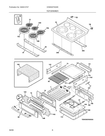 Diagram for CEW30EF6GSB