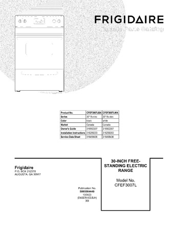 Diagram for CFEF3007LWA