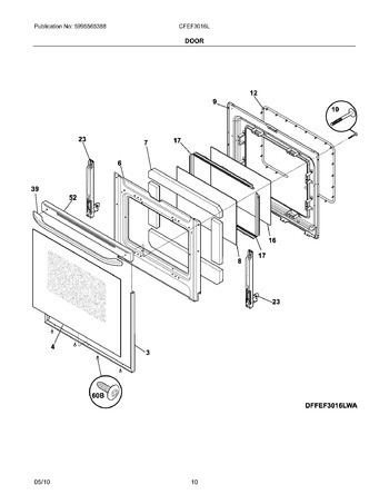 Diagram for CFEF3016LWA