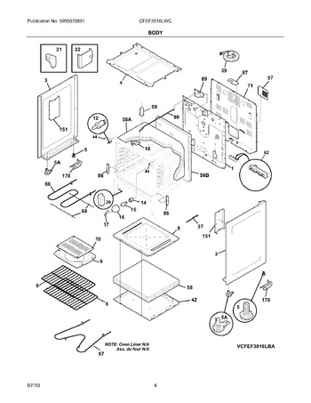 Diagram for CFEF3016LWC