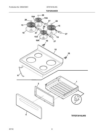 Diagram for CFEF3016LWC