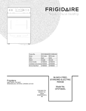 Diagram for CFEF3020LBA