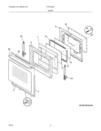 Diagram for CFEF3020LWA