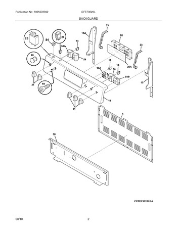 Diagram for CFEF3020LWC