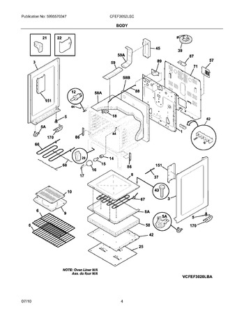 Diagram for CFEF3052LSC