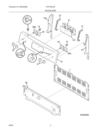 Diagram for CFEF364HSE