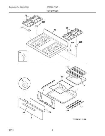 Diagram for CFGF3017LWA