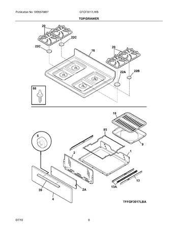 Diagram for CFGF3017LWB