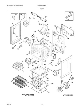 Diagram for CFGF3023LWA