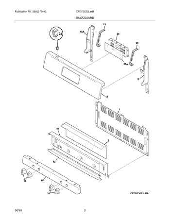 Diagram for CFGF3023LWB