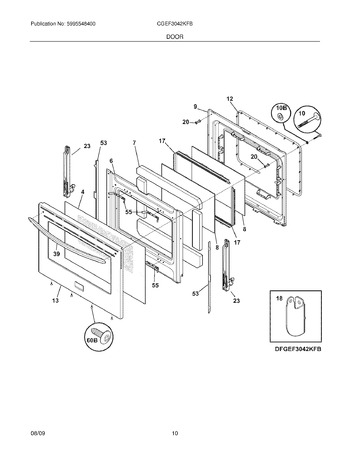 Diagram for CGEF3042KFB