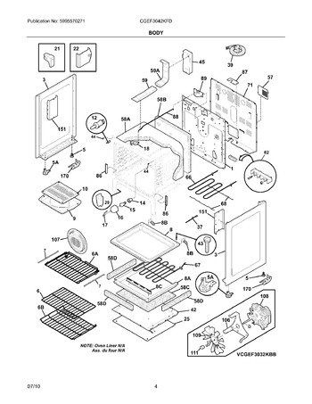 Diagram for CGEF3042KFD