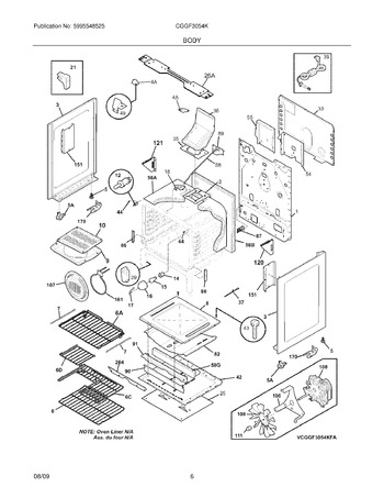 Diagram for CGGF3054KBB