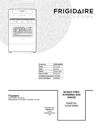 Diagram for CGGF3056KFE