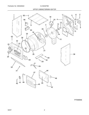 Diagram for CLCG500FW0