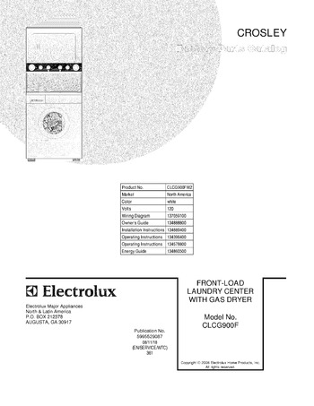 Diagram for CLCG900FW2