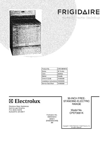 Diagram for CPEF3081KFB