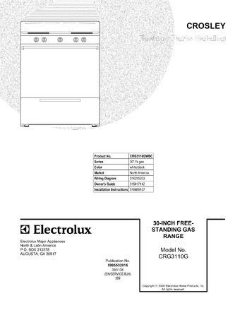 Diagram for CRG3110GWBC