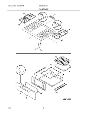 Diagram for CRG3120LWA