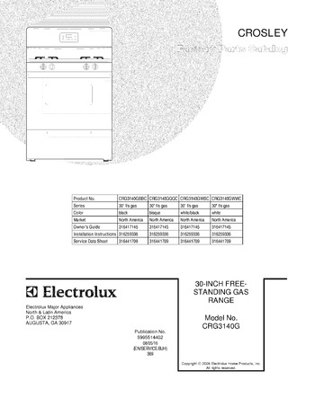 Diagram for CRG3140GWBC