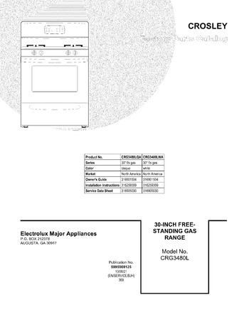 Diagram for CRG3480LWA