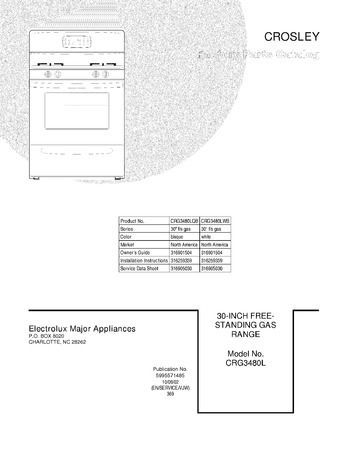 Diagram for CRG3480LWB