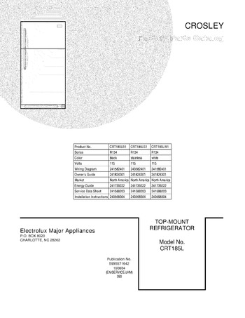 Diagram for CRT185LS1