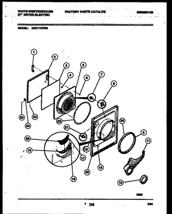 Diagram for DE271KDW8