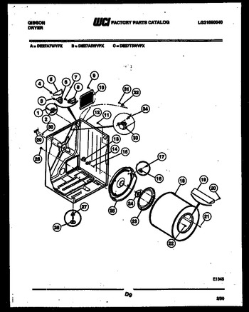 Diagram for DE27A5WVFX