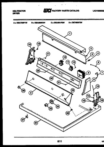 Diagram for DEA700F1D