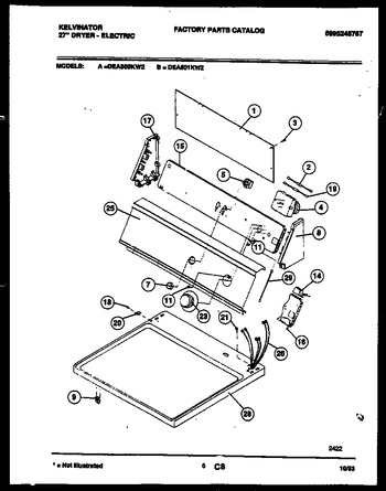 Diagram for DEA500KW2