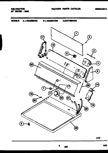 Diagram for DGA501KD2