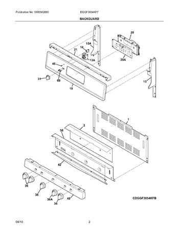 Diagram for DGGF3054KFF