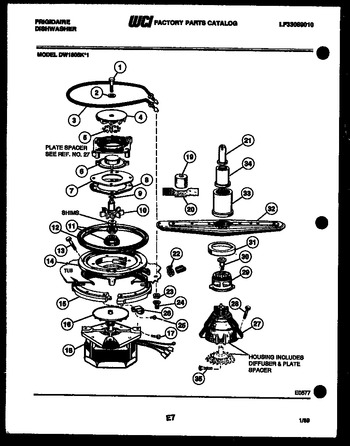 Diagram for DW1805KW1