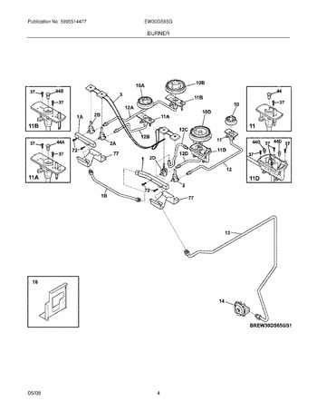 Diagram for EW30DS65GW2