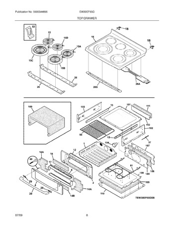 Diagram for EW30EF65GWE