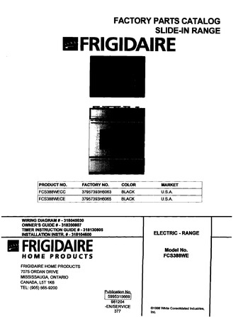 Diagram for FCS388WECE