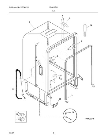 Diagram for FDB130RGS0