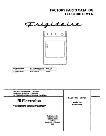 Diagram for FDES69RHW1