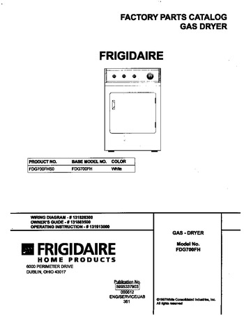 Diagram for FDG700FHS0