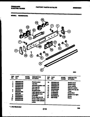 Diagram for FED300WABA