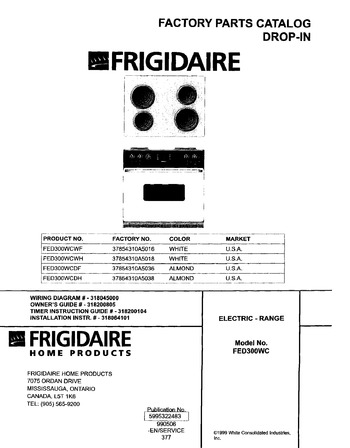 Diagram for FED300WCDH