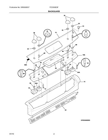 Diagram for FED355ESF