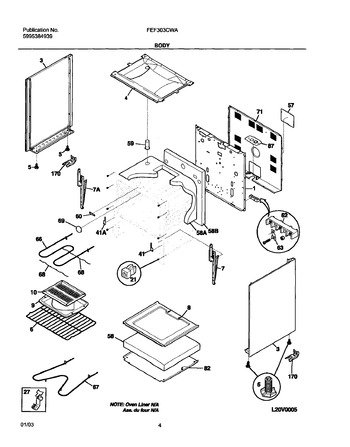 Diagram for FEF303CWA